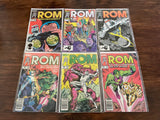 Complete ROM # 1-75 + Annuals 1-4 Marvel Comic Lot Set Bill Mantlo Buscema Ditko