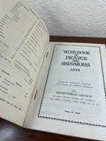 Year Book of Prayer for Missions 1954 Presbyterian Church Vintage Christian TPB