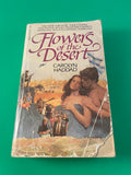 Flowers of the Desert by Carolyn Haddad Vintage Dell 1982 Historical Israel PB