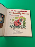 The Town Mouse and the Country Mouse 1965 Vintage Children's Whitman Hardcover