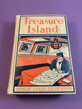 Treasure Island by Robert Louis Stevenson Rand McNally Vintage Hardcover HC