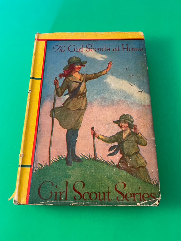 The Girl Scouts at Home #1 by Katherine Keene Galt Vintage 1921 Rosanna's Day HC
