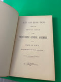Acts and Resolutions 21st General Assembly Iowa 1886 State Government