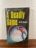 A Deadly Game by Will Manson Vintage 1967 Flagship Spy Thriller Paperback CIA PB