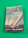 Sailing Golden Handbook Guide 1963 Vintage Bill Wallace Sail Sailboat Paperback