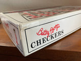 Betty Boop Checkers Board Game Set 2003 Big League Promotions