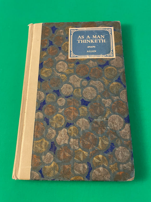 As a Man Thinketh by James Allen Vintage Grosset & Dunlap HC RARE Self Help