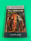 Two Adolescents by Alberto Moravia Vintage 1952 Signet Male Youth Paperback PB