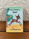 Walt Disney's Bambi Plays Follow the Leader Tiny Golden Book Vintage 1950 # 30