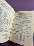 French Phrase Book Collins Vintage 1963 Sheana Rollin Common Words Travel Tables
