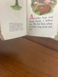 Look Out Baby Bears Here He Comes # 5 Vintage Tiny Golden Book 1948 Kunhardt