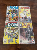 Complete ROM # 1-75 + Annuals 1-4 Marvel Comic Lot Set Bill Mantlo Buscema Ditko