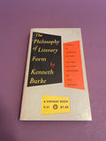 The Philosophy of Literary Form by Kenneth Burke Vintage 1957 Symbolic Action PB