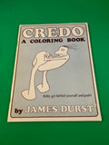 Credo A Coloring Book by James Durst 1975 Folk Song Phoenix Nordic Press Push