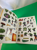 Stick With Hulk Sticker Book Head to Head Marvel Fujimoto 2003 Paradise Press