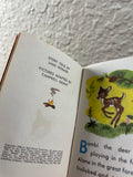 Walt Disney's Bambi Plays Follow the Leader Tiny Golden Book Vintage 1950 # 30