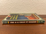 The D.A. Calls it Murder by Erle Stanley Gardner 1947 Vintage Pocket Mystery 263