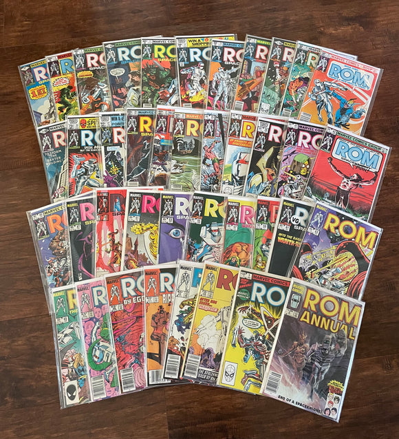 Complete ROM # 1-75 + Annuals 1-4 Marvel Comic Lot Set Bill Mantlo Buscema Ditko