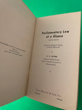 Parliamentary Law at a Glance Based on Robert's Rules of Order Utter Reilly 1949