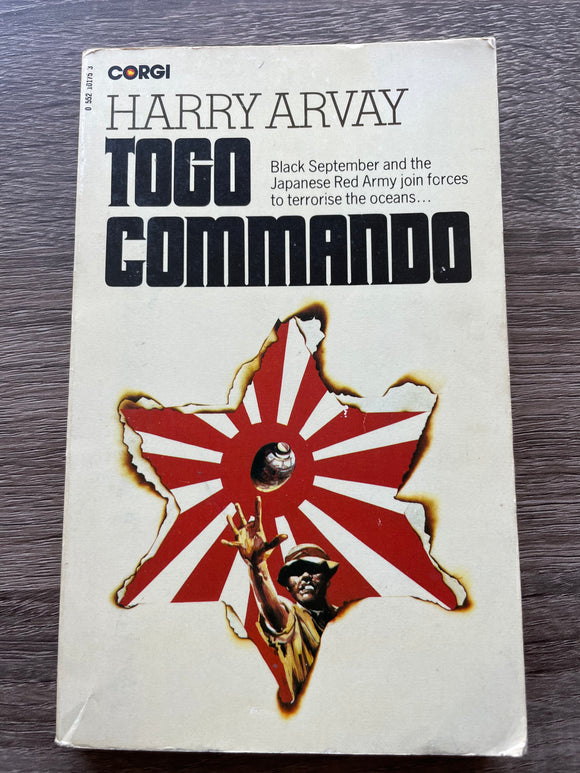 Togo Commando by Harry Arvay Vintage 1976 Corgi Paperback Espionage HTF RARE PB