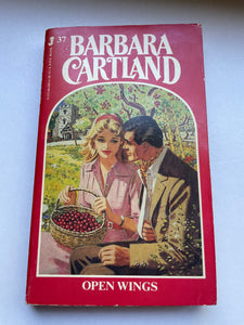 Open Wings by Barbara Cartland Vintage 1982 Jove Romance Paperback Love PB