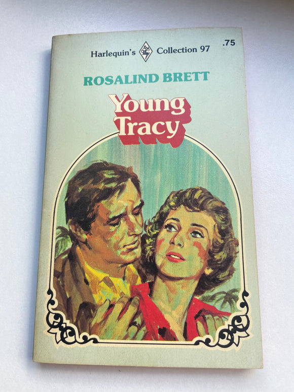 Young Tracy by Rosalind Brett Vintage 1976 Harlequin Romance Paperback Africa PB