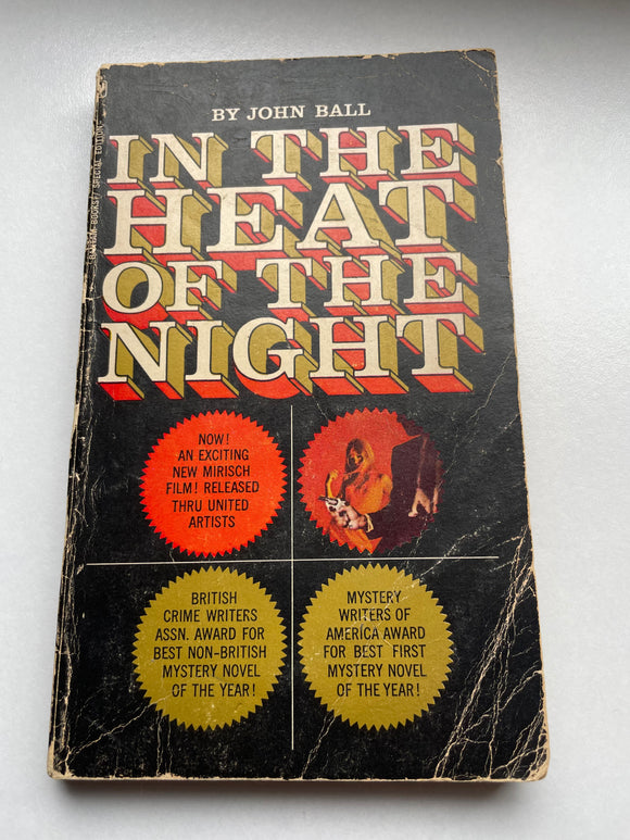 In the Heat of the Night by John Ball 1967 Sidney Poitier & Rod Steiger Bantam