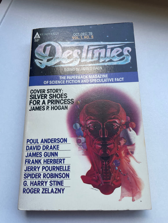 Destinies Ed. by James Baen Vintage Oct - Dec 1979 Vol 1 #5 SciFi Magazine PB