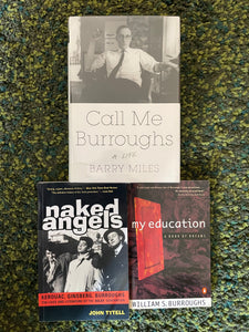 William S Burroughs Lot of 3 Call Me Naked Angels My Education Kerouac Ginsberg