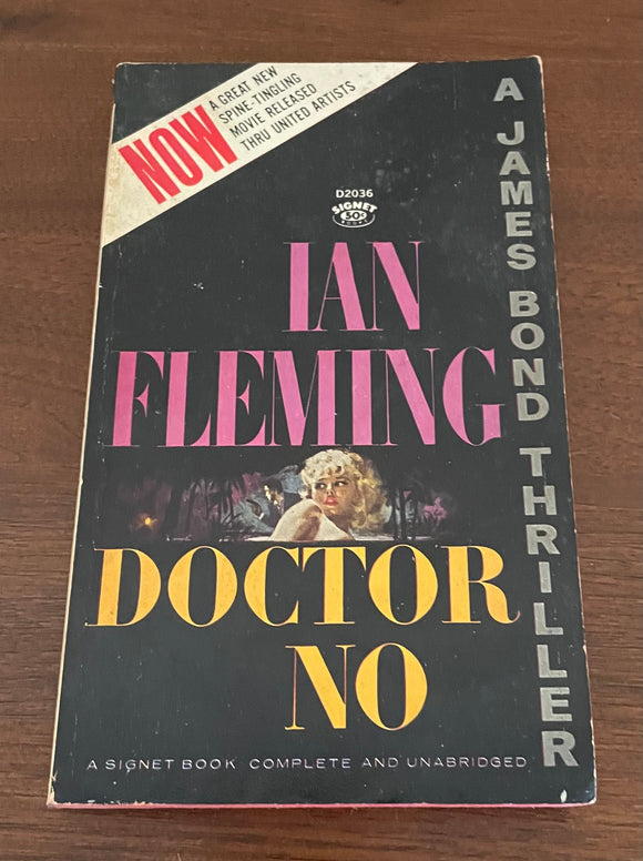 Doctor No by Ian Fleming Signet 1963 James Bond Movie Tie-in Dr No Thriller PB