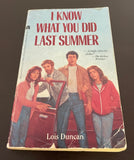 I Know What You Did Last Summer by Lois Duncan Vintage RARE COVER Archway 1975