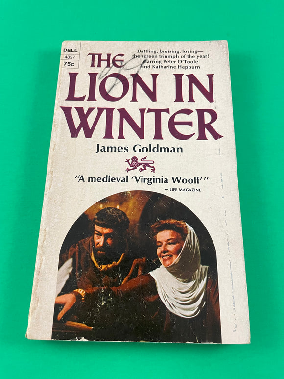 The Lion in Winter by James Goldman Dell 1969 Historical Movie Tie-in Play Drama