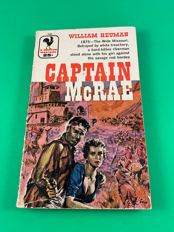 Captain McRae by William Heuman Vintage 1957 Bantam Western Paperback