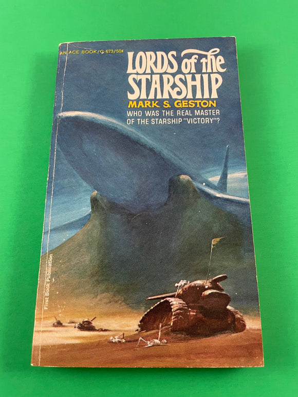 Lords of the Starship by Mark S. Geston Vintage Ace SciFi Paperback 1967 PB