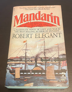 Mandarin by Robert Elegant Vintage 1984 Pocket Historical Paperback RARE COVER