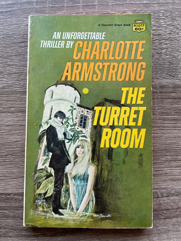 The Turret Room by Charlotte Armstrong Vintage 1967 Fawcett Crest Thriller PB