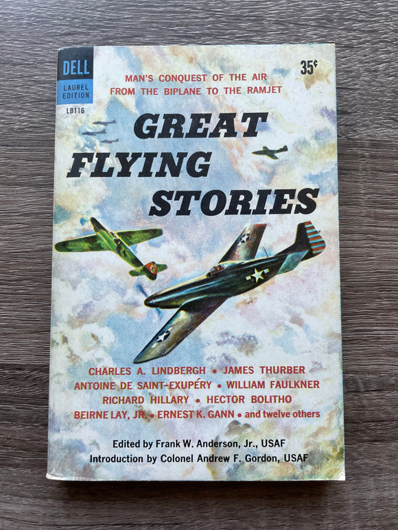Great Flying Stories Ed. Frank W Anderson Vintage 1958 Dell Laurel Paperback PB