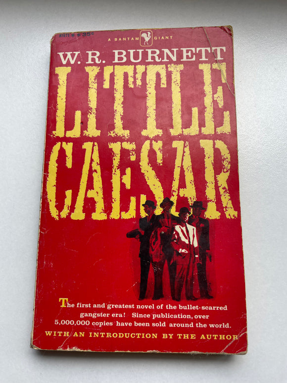 Little Caesar W.R. Burnett Vintage 1959 Bantam Giant Paperback Chicago Gangsters