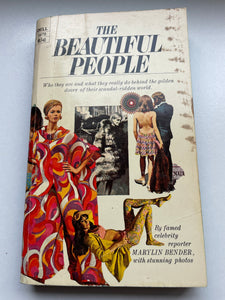 The Beautiful People by Marylin Bender Celebrities Fashion Dell 1968 Society PB