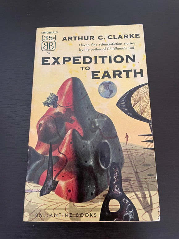 Expedition to Earth by Arthur C. Clarke Vintage 1953 SciFi Stories Ballantine PB