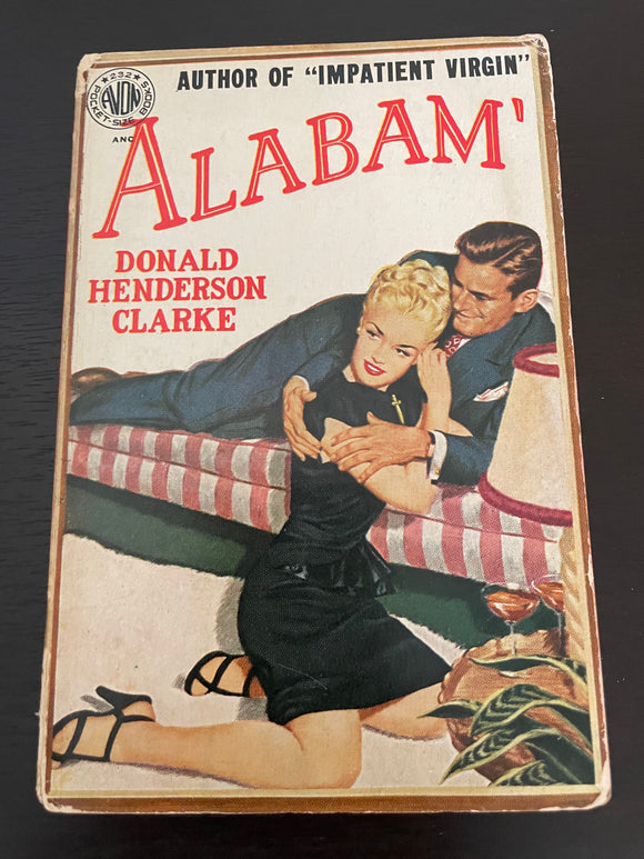 Alabam' by Donald Henderson Clarke Vintage 1947 Avon Paperback Hollywood PB