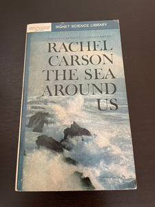 The Sea Around Us by Rachel Carson Signet Science 1961 Paperback Oceanography PB