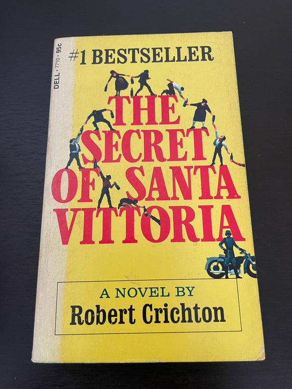 The Secret of Santa Vittoria by Robert Crichton Vintage Paperback 1967 WWII Dell