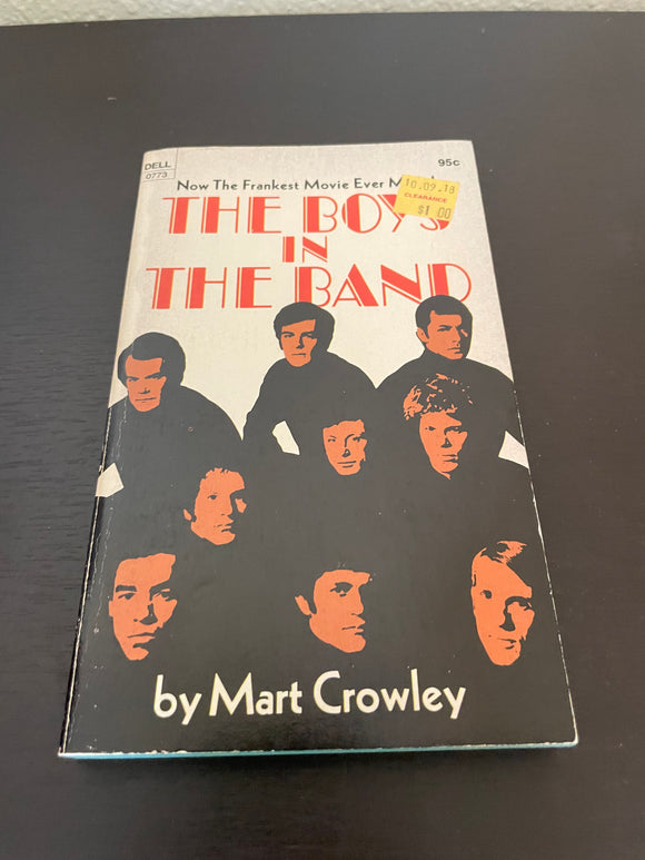 The Boys in the Band by Mart Crowley 1970 Play Drama Movie Tie-in Homosexuality