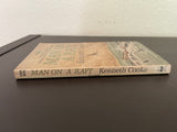 Man on a Raft by Kenneth Cooke Vintage 1965 Berkley Survival Memoir WWII WW2 PB