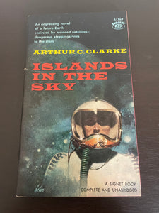 Islands in the Sky by Arthur C. Clarke Vintage 1960 SciFi Young Adult Paperback