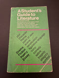 A Student's Guide to Literature C. Carter Colwell Vintage 1973 Pocket Paperback