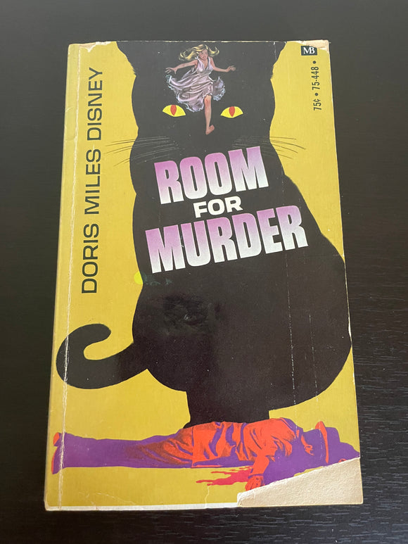 Room for Murder by Doris Miles Disney 1971 Vintage Macfadden Mystery Crime PB