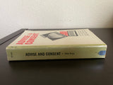 Advise & Consent by Allen Drury Vintage 1962 Paperback Giant Cardinal Pocket PB