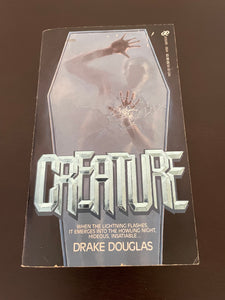 Creature by Drake Douglas Leisure Books 1985 Vintage Horror Paperback Evil PB